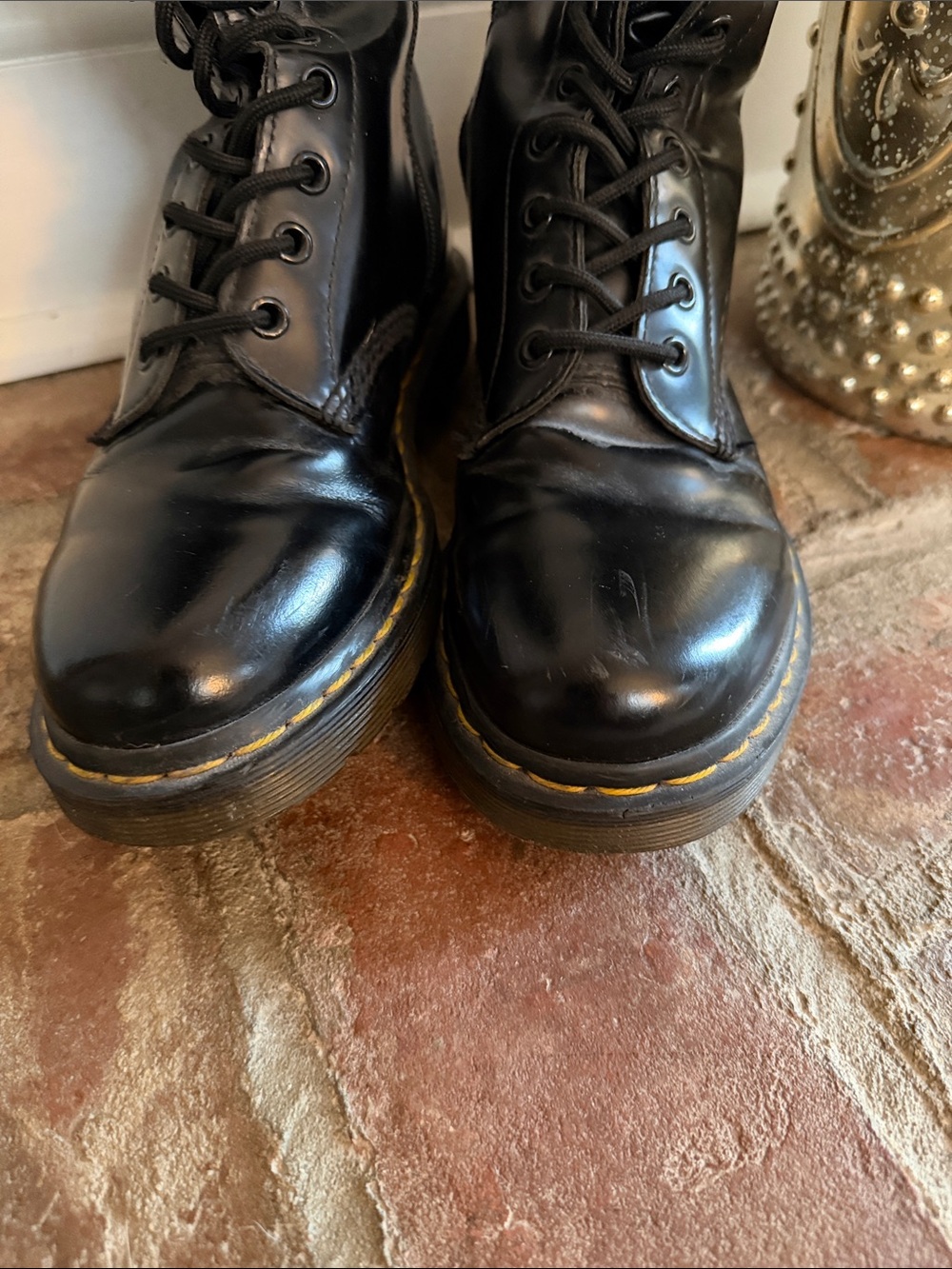 ⭐️Dr. Martens 20 Eyelet Knee high Combat Boots⭐️ - Picture 6 of 10